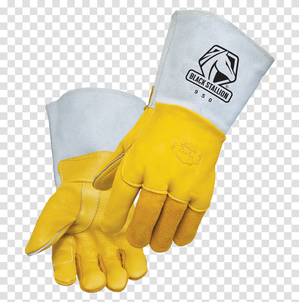 Black Stallion 950 Welding Gloves, Apparel Transparent Png