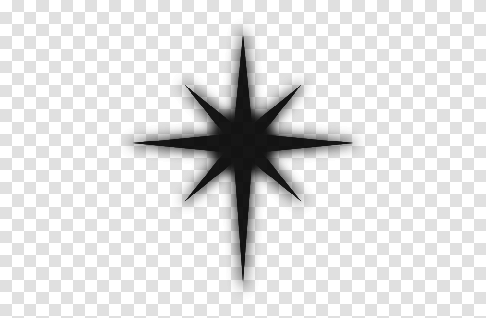 Black Star Cliparts Star Of Bethlehem 3d, Silhouette, Stencil, Star Symbol Transparent Png