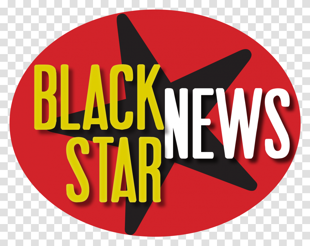 Black Star News Button Graphic Design, Word, Logo Transparent Png