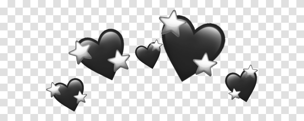 Black Stars And Hearts, Star Symbol Transparent Png