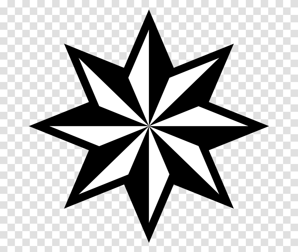 Black Stars Clipart Free 8 Point Star Vector, Cross, Star Symbol Transparent Png