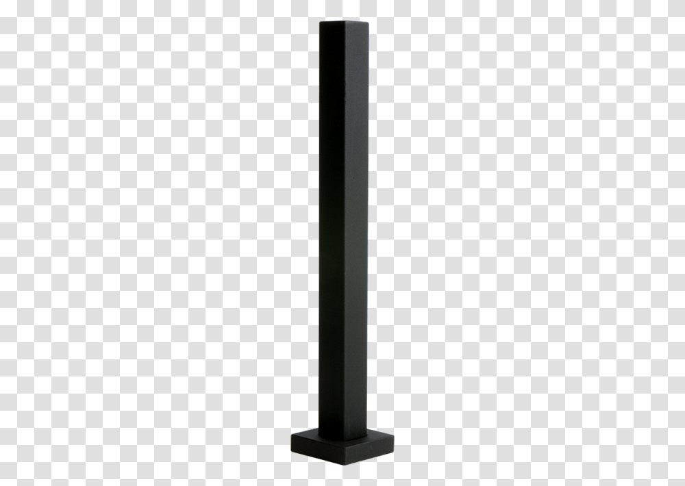 Black Steel Tower Pedestal, Lamp, Architecture, Building, Pillar Transparent Png