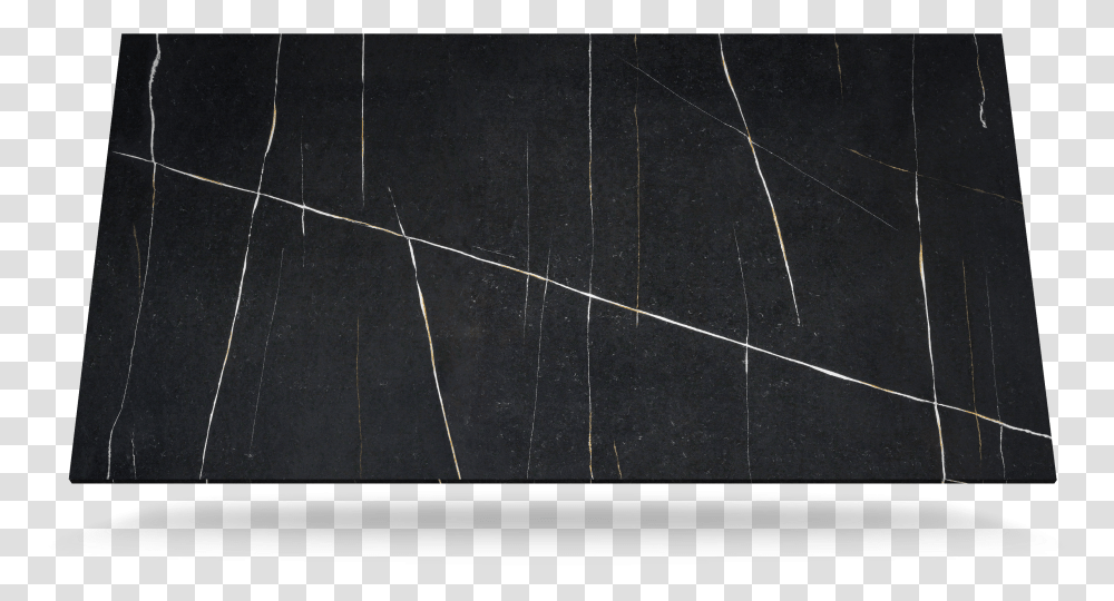 Black Stone With Veining Transparent Png