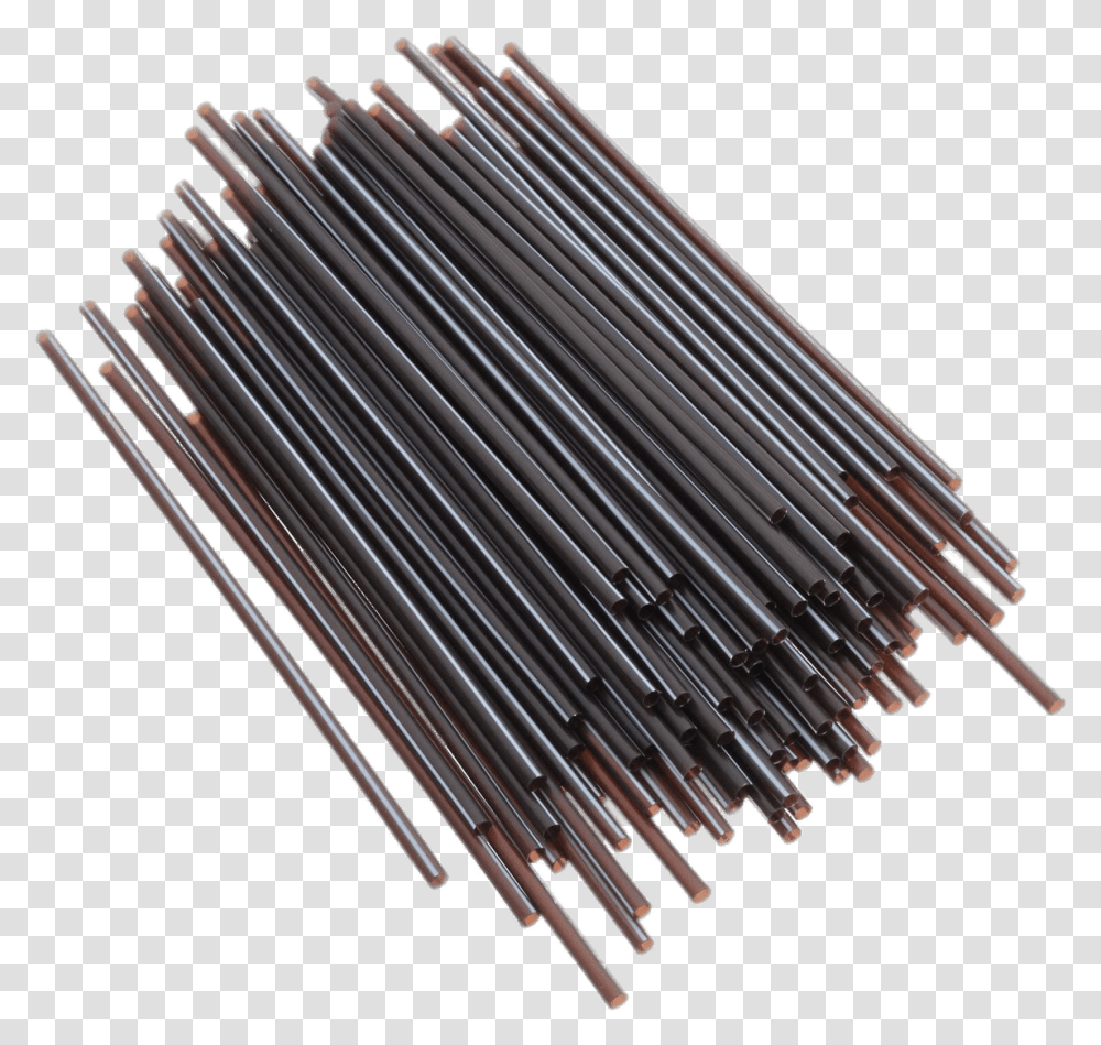 Black Straws Drinking Straw, Mixer, Appliance, Aluminium, Steel Transparent Png