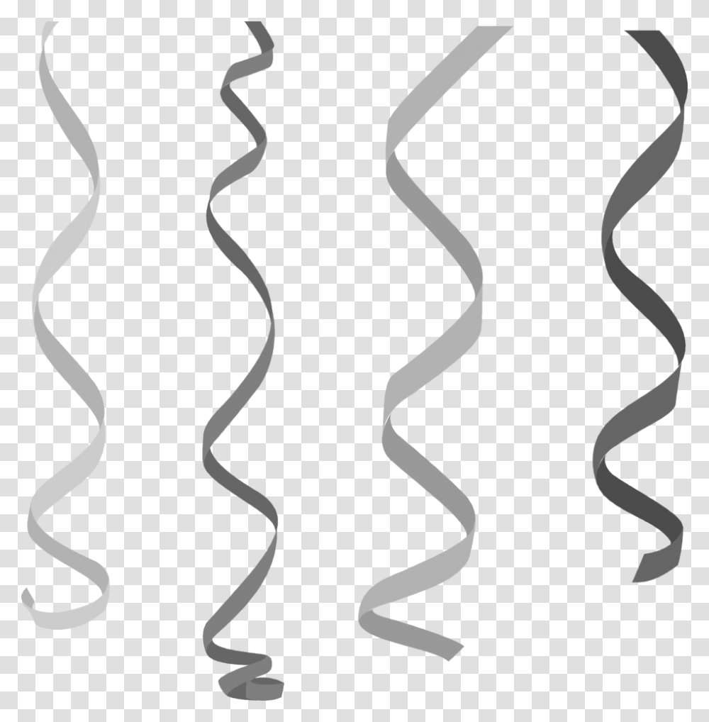 Black Streamers Clipart Streamers Clip Art, Pattern, Stencil Transparent Png