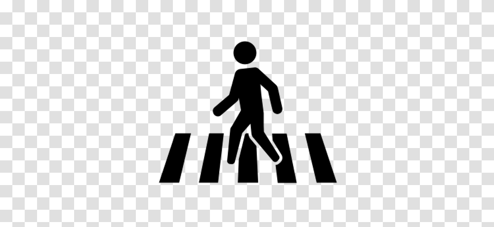 Black Street Crossing Logo, Person, Human, Pedestrian Transparent Png