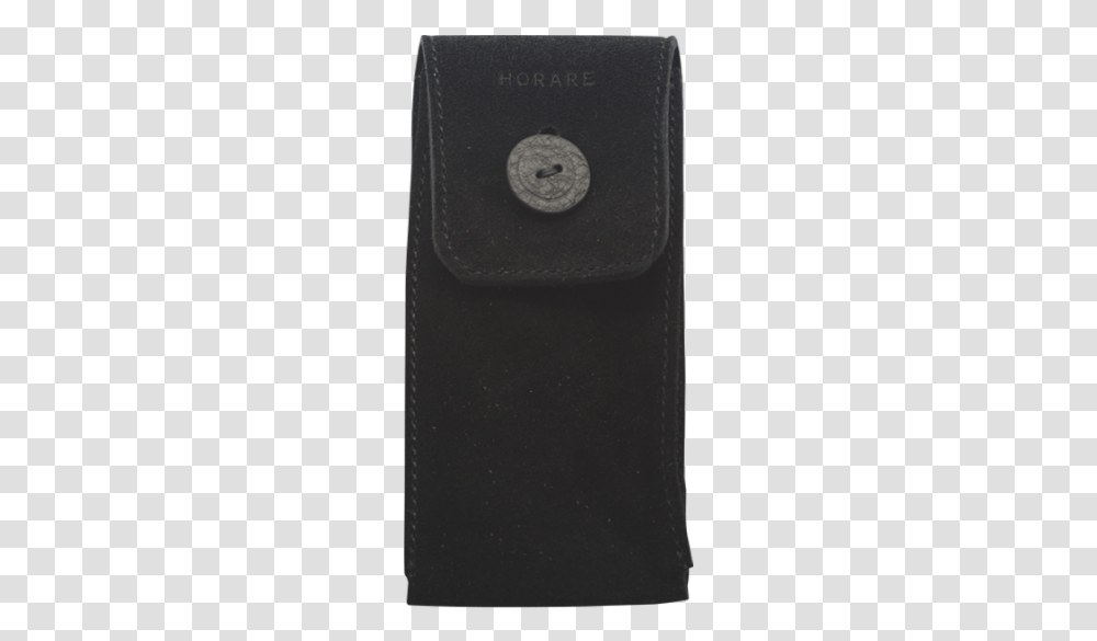 Black Suede Leather Single Watch Pouch Leather, Accessories, Accessory, Wallet Transparent Png