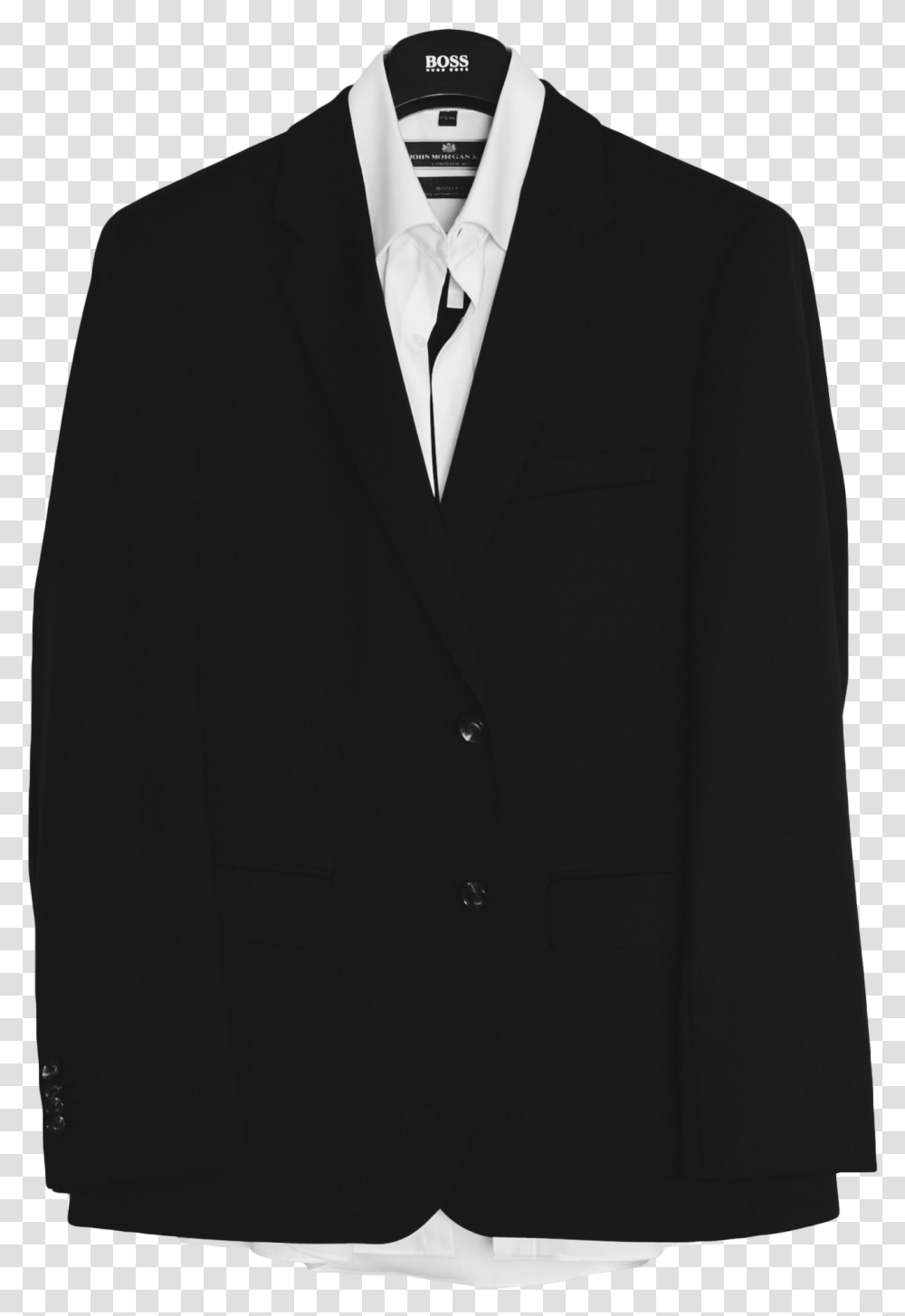Black Suit Background Free Hanged Jacket, Overcoat, Clothing, Apparel, Tuxedo Transparent Png