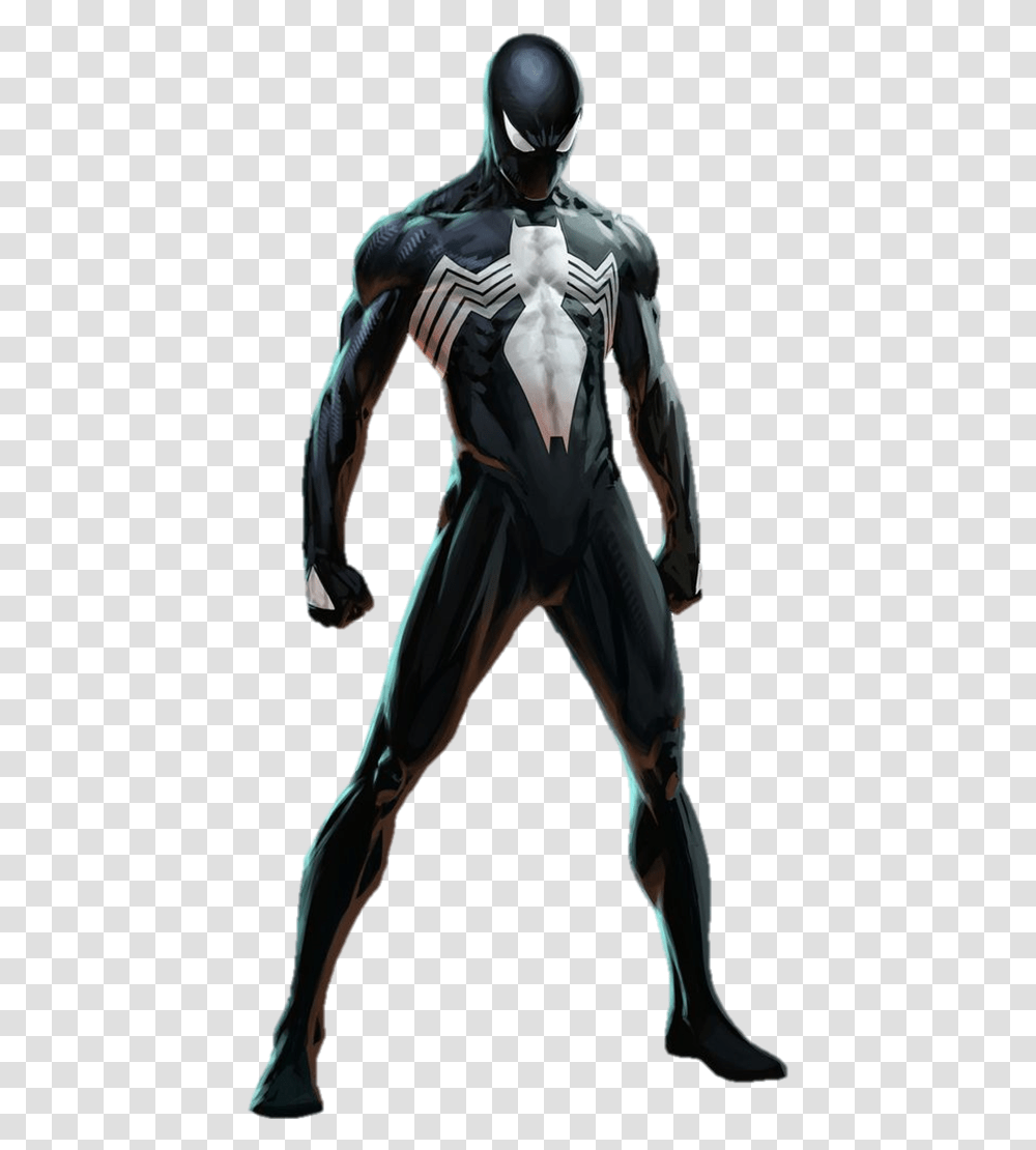 Black Suit Spiderman, Person, Human, Batman, Helmet Transparent Png