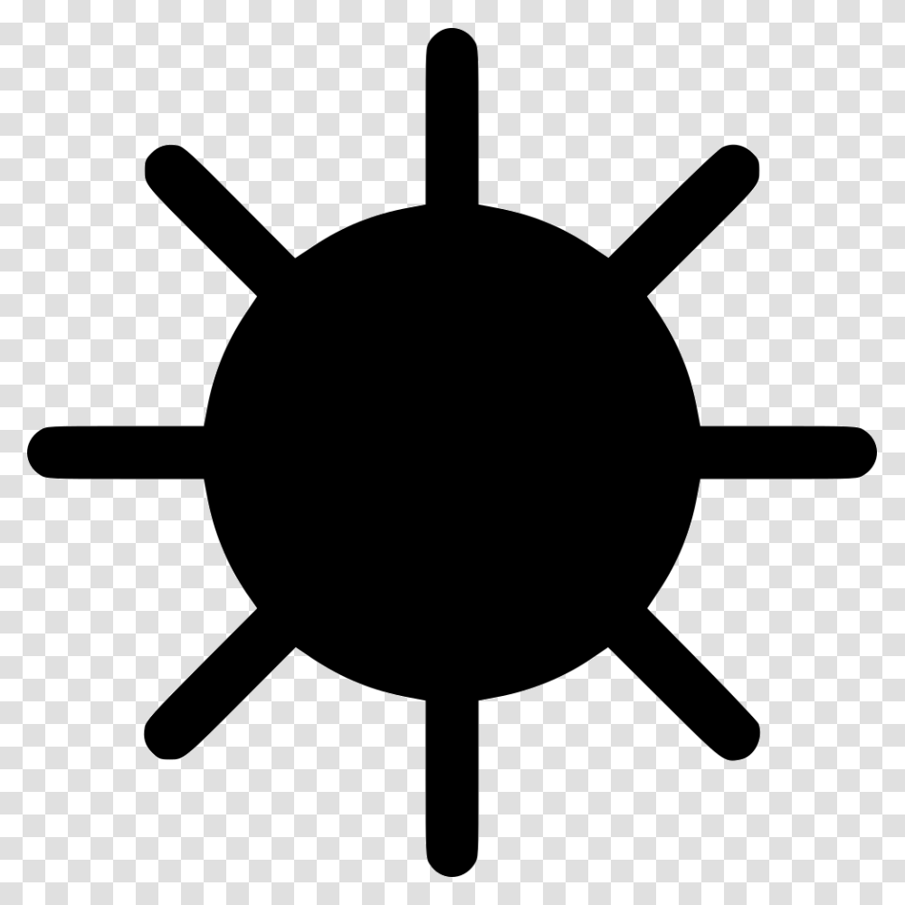 Black Sun Icon Free Download, Adapter, Silhouette, Plug, Stencil Transparent Png