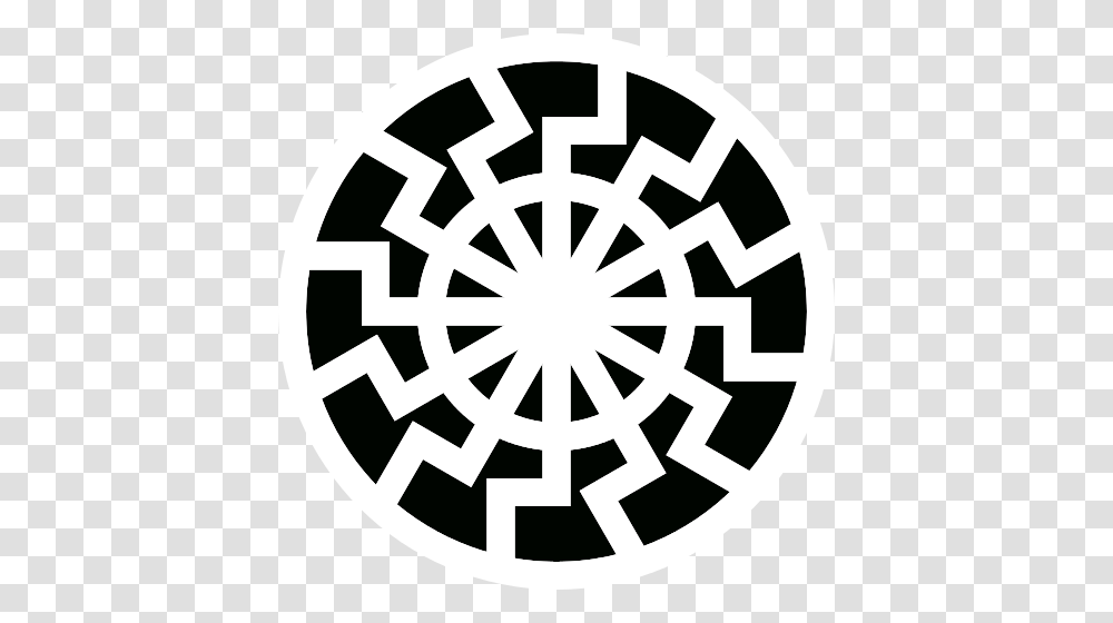 Black Sun White, Stencil, Rug, Snowflake Transparent Png