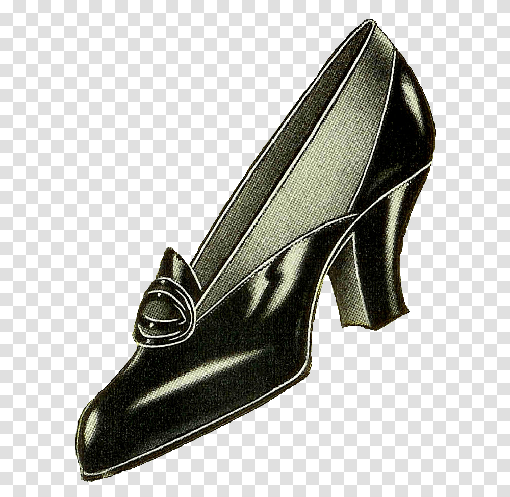 Black Sunday Shoes Clipart Vintage Clothes, Apparel, Footwear, High Heel Transparent Png