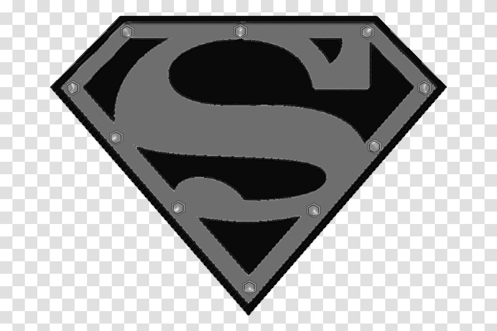 Black Superman Logo Superman Logo Red And Black, Label, Text, Symbol, Weapon Transparent Png
