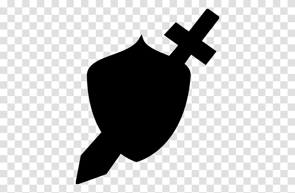 Black Sword And Shield Clip Art For Web, Silhouette, Stencil, Weapon, Weaponry Transparent Png