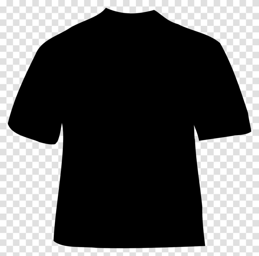 Black T Shirt T Shirt Schwarz Clipart, Gray Transparent Png