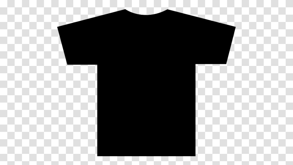 Black T Shirt Template Jpg Black Shirt Clipart, Gray Transparent Png