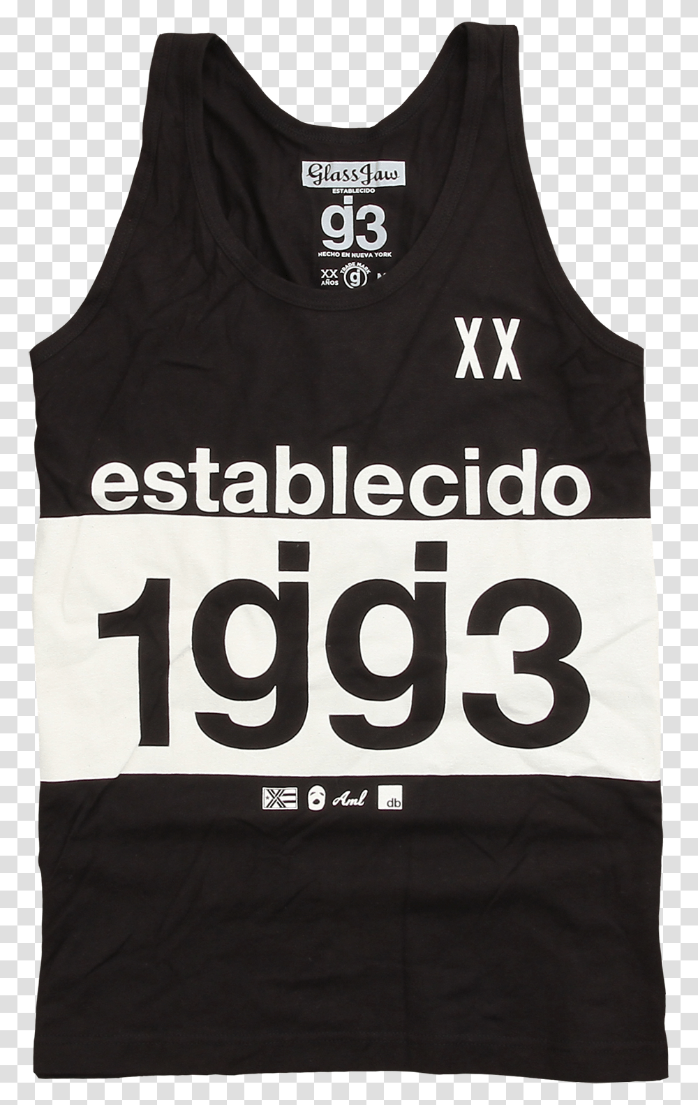 Black Tank Top Learn From Your Mistakes, Apparel, T-Shirt, Number Transparent Png