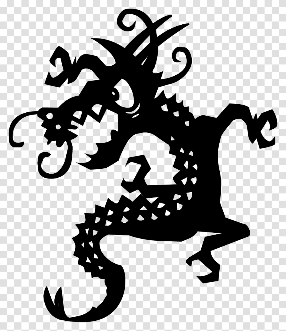 Black Tattoo Dragon Images, Fantasy Transparent Png