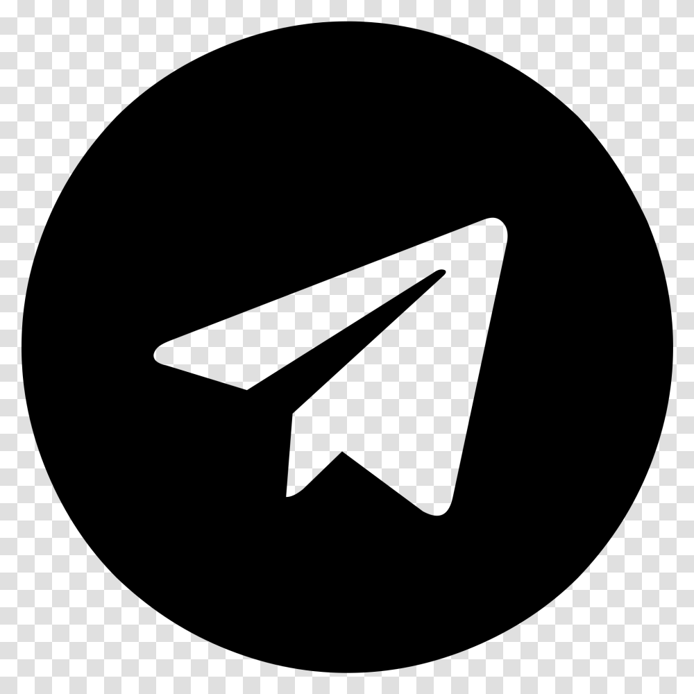 Black Telegram Logo, Gray, World Of Warcraft Transparent Png
