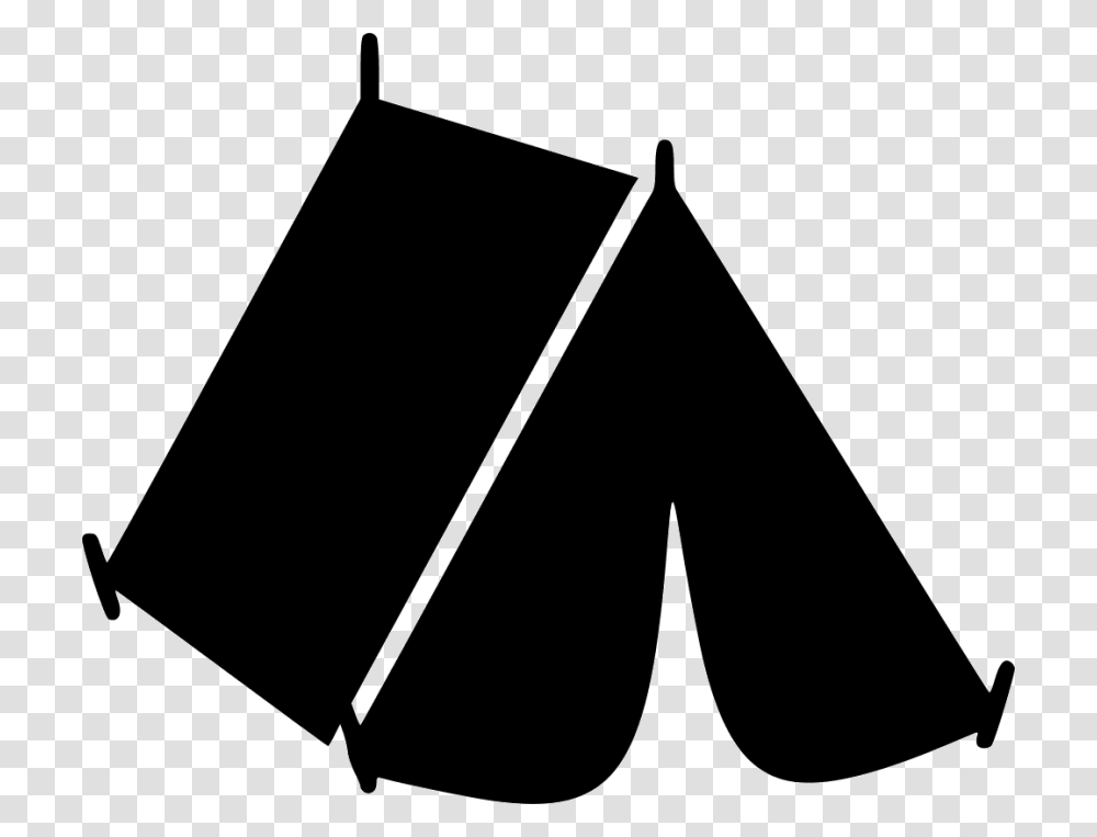 Black Tent, Bow, Triangle, Arrow Transparent Png