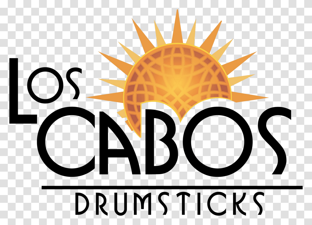 Black Text Logo Los Cabos Drumsticks, Fire, Flame, Forge, Advertisement Transparent Png