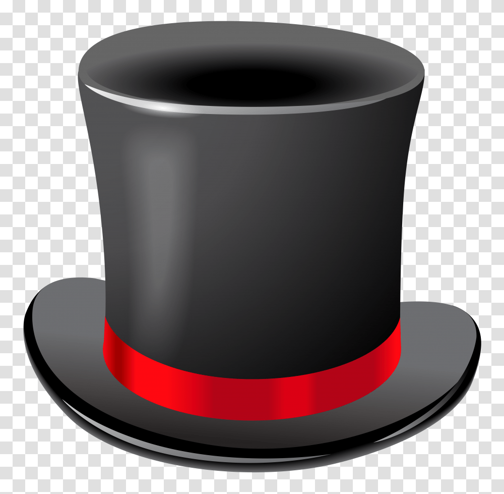 Black Top Hat Clip Art Gallery, Apparel, Tape, Coffee Cup Transparent Png