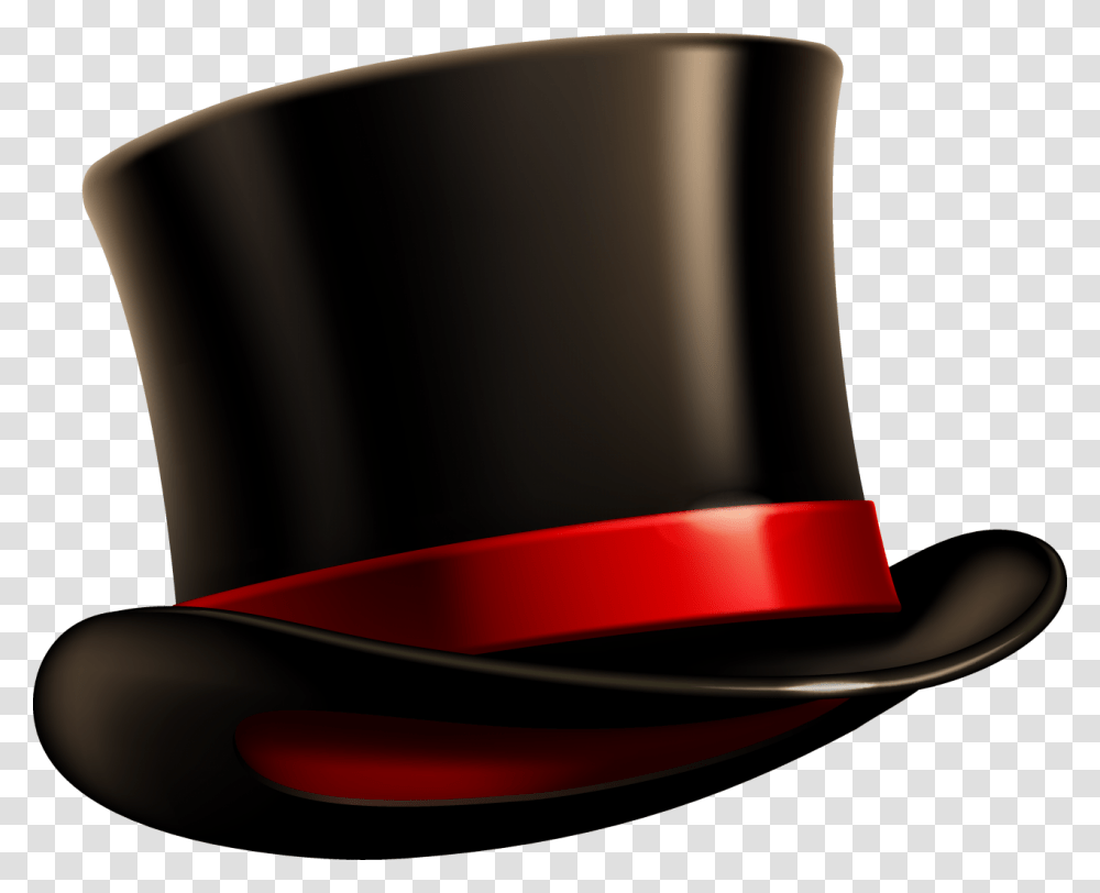 Black Top Hat Image Cylinder Hat, Apparel, Glass, Cuff Transparent Png