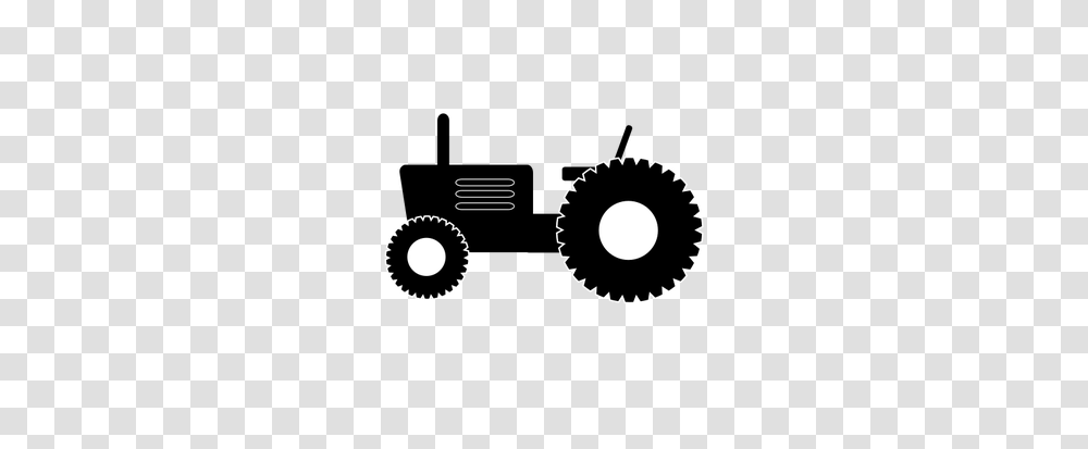 Black Tractor, Machine, Gear, Rotor Transparent Png