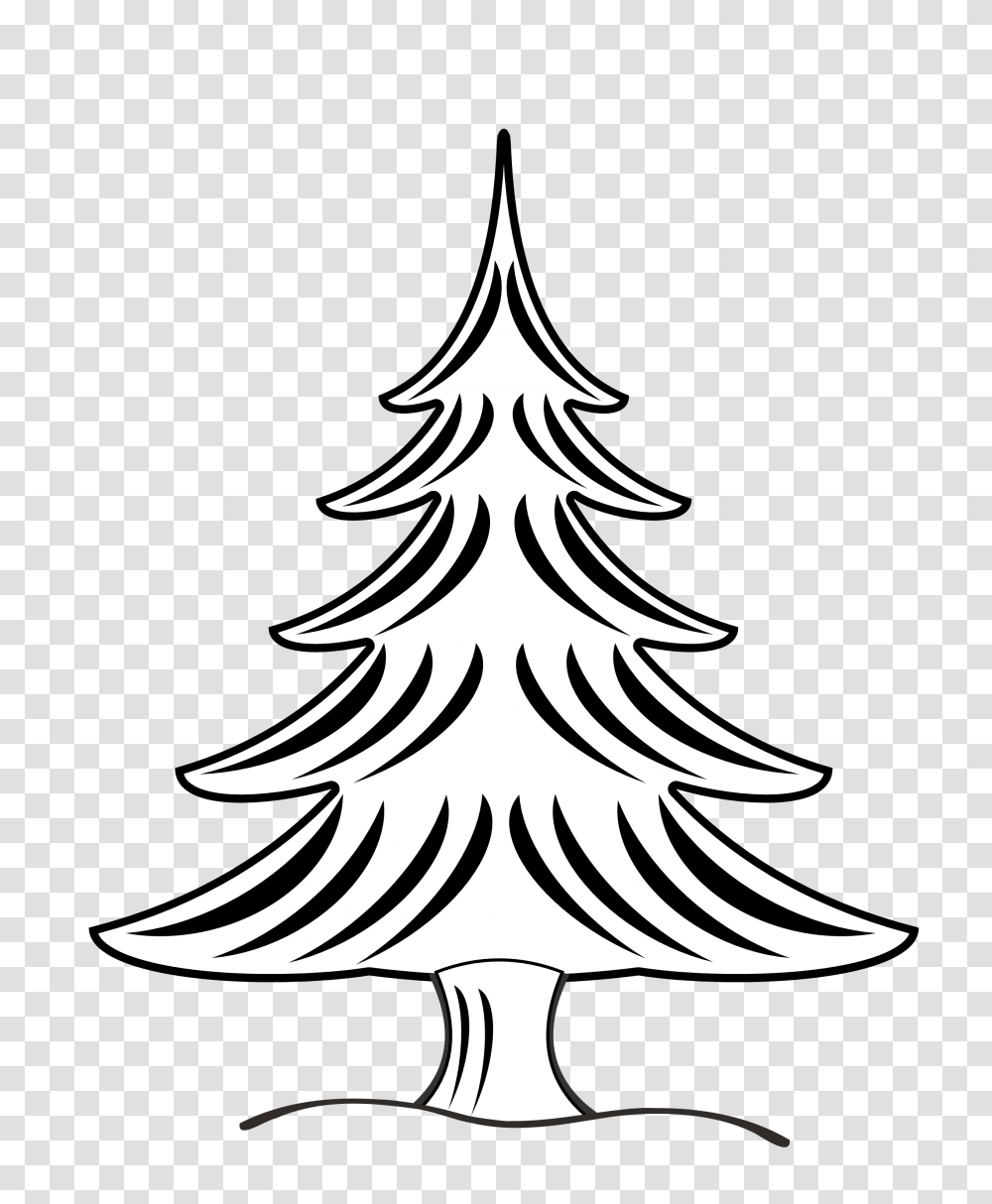 Black Tree Clipart Clipart Best Snow Tree Clipart Black And White, Stencil, Wedding Cake, Dessert, Food Transparent Png