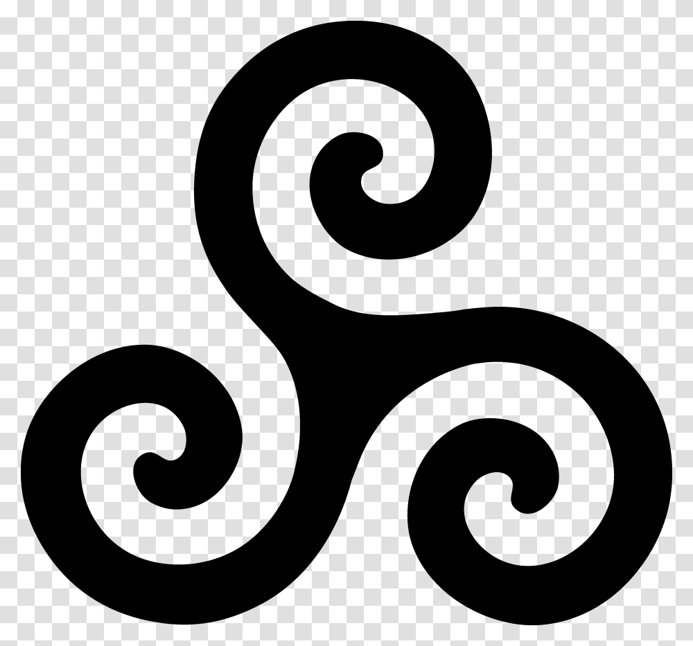 Black Triskelion Symbol, Alphabet, Rug, Ampersand Transparent Png