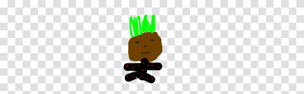 Black Troll With Chicken Pox Drawing, Plant, Food, Vegetable, Birthday Cake Transparent Png