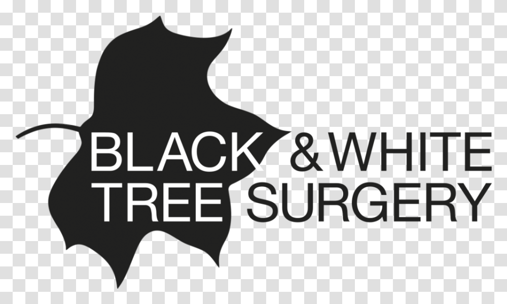 Black & White Tree Surgery, Text, Face, Alphabet, Hand Transparent Png