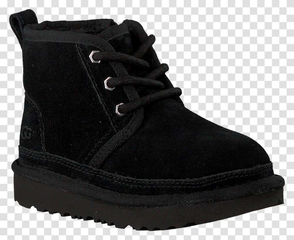 Black Ugg Lace Up Boots Neumel, Shoe, Footwear, Apparel Transparent Png