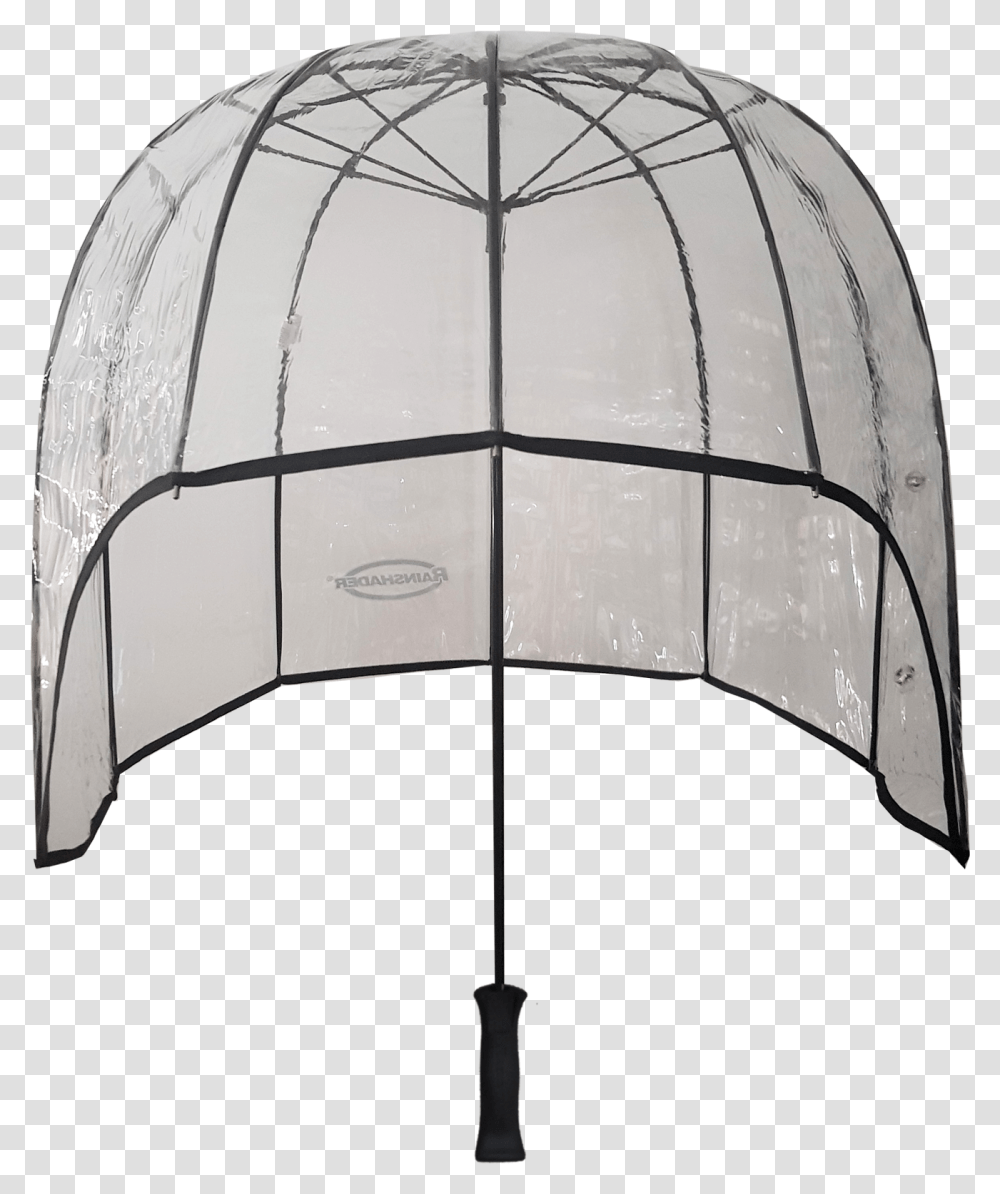 Black Umbrella Clear Long Dome Umbrella, Architecture, Building, Helmet Transparent Png
