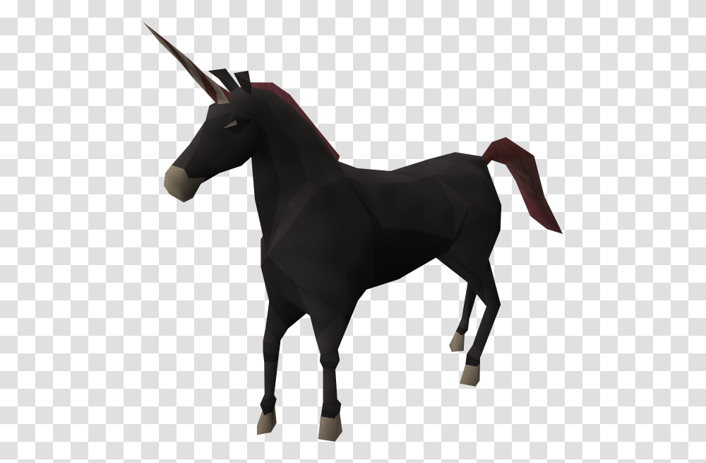 Black Unicorns Have A Unicorn Horn Guaranteed Drop, Mammal, Animal, Horse, Donkey Transparent Png