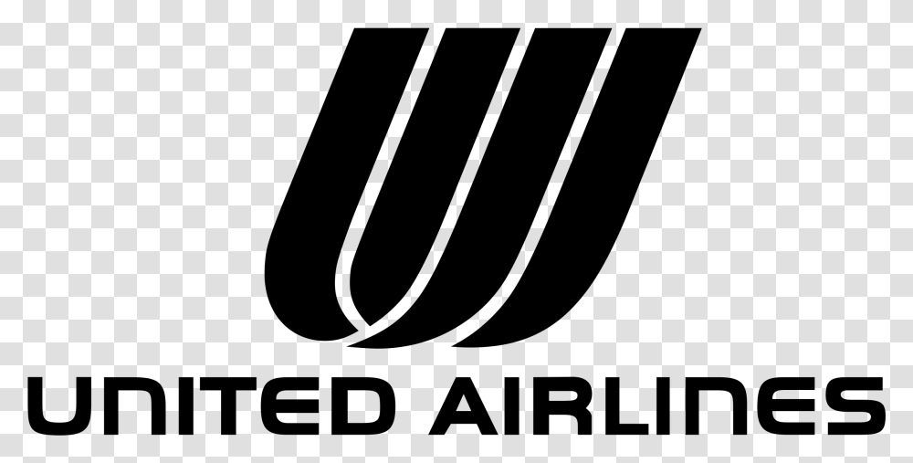 Black United Airlines Logo, Gray, World Of Warcraft Transparent Png
