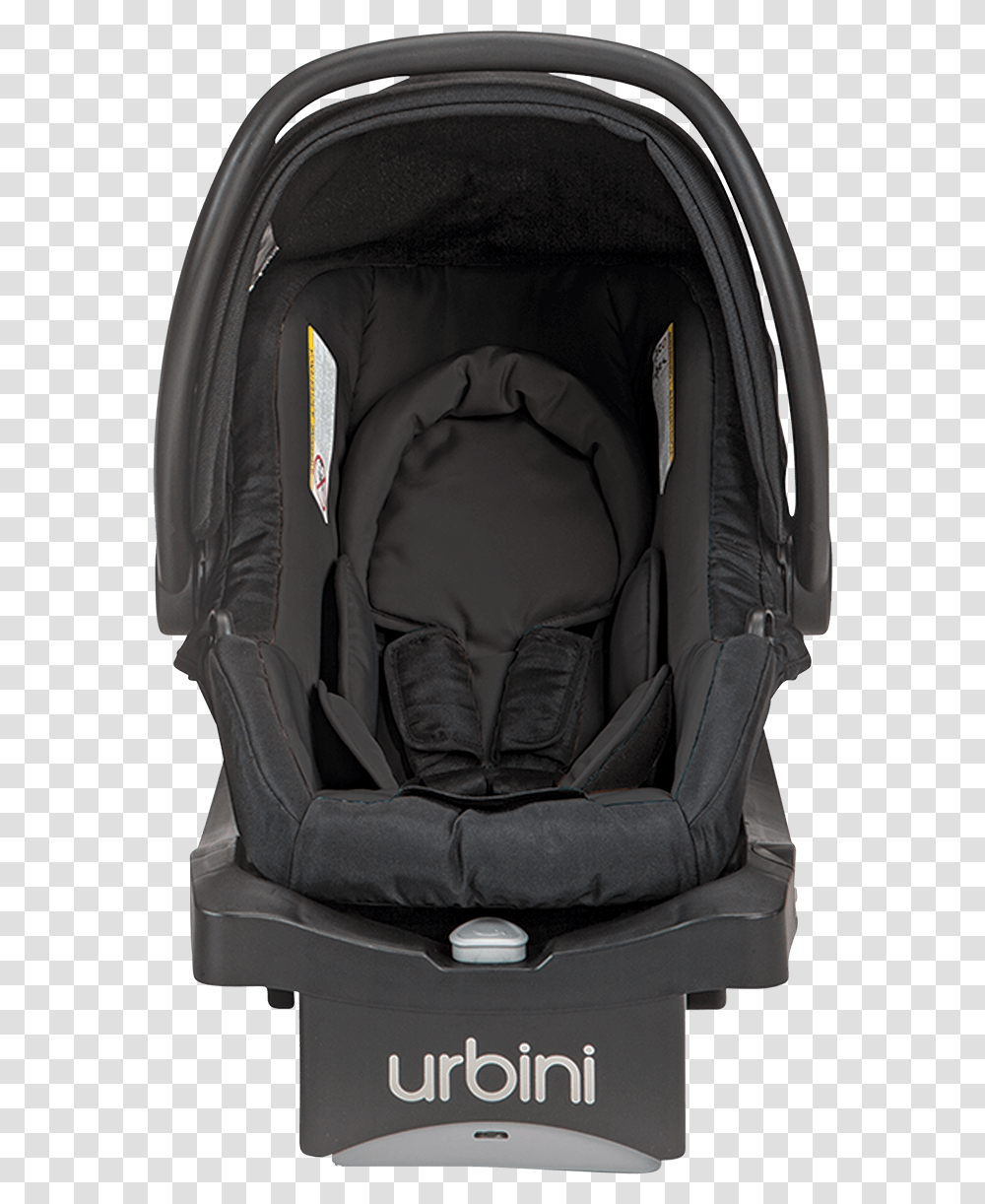 Black Urbini Car Seat, Chair, Furniture, Cushion Transparent Png