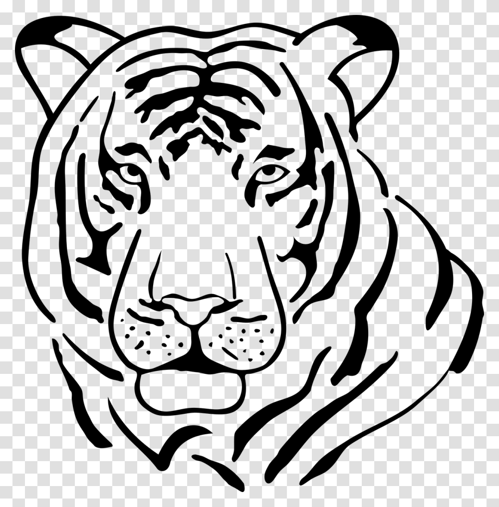 Black Vector White Tiger Tiger Symmetry Worksheet, Gray, World Of Warcraft Transparent Png