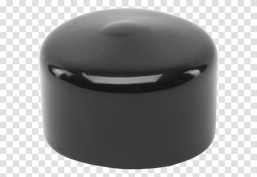 Black Vinyl Pipe Cap 1 12 X, Furniture, Helmet, Apparel Transparent Png