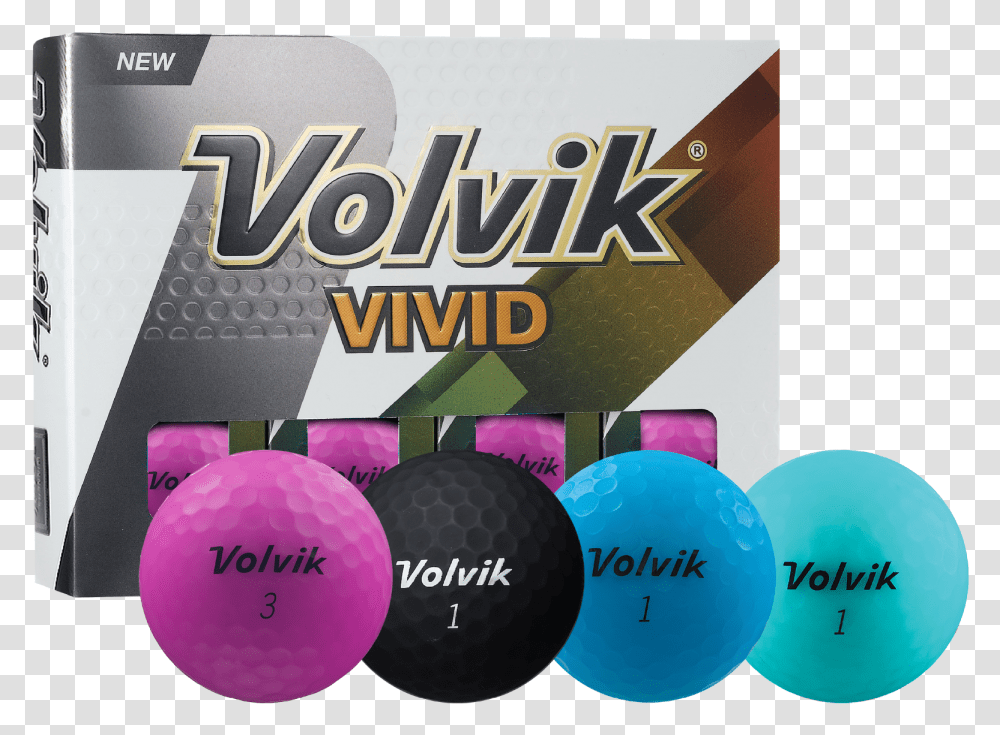 Black Volvik Golf Balls, Sport, Sports, Advertisement, Poster Transparent Png