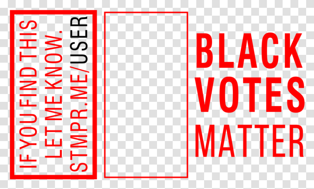 Black Votes Matter Guru Stamp Chloe Black, Alphabet, Number Transparent Png