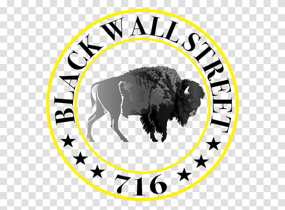 Black Wall Street Logo, Mammal, Animal, Buffalo, Wildlife Transparent Png