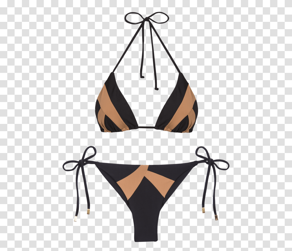 Black Wave Triangle Bikini Midnight Wave Biquini Vix, Bow, Swimwear, Lingerie Transparent Png