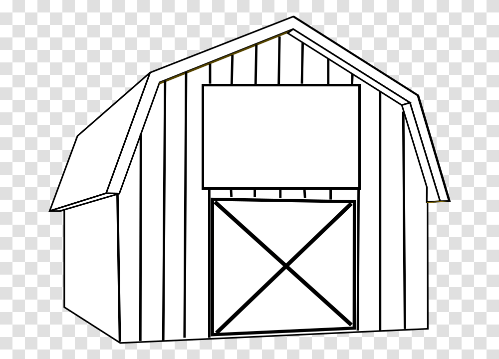 Black White Barn Svg Clip Art For Horizontal, Nature, Outdoors, Building, Countryside Transparent Png