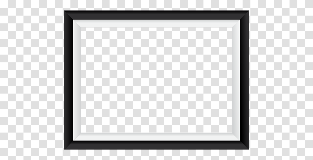 Black White Border Frame Gallery, Screen, Electronics, Monitor, Oven Transparent Png