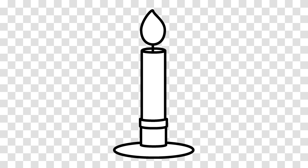 Black White Clipart Candle, Lamp, Cylinder, Bomb, Weapon Transparent Png