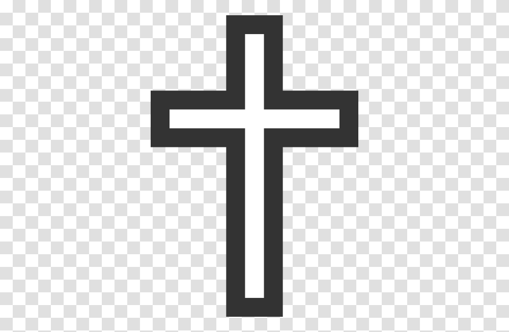 Black White Cross Clip Art For Web, Crucifix Transparent Png