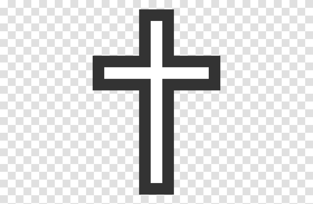 Black White Cross Clip Art, Crucifix Transparent Png