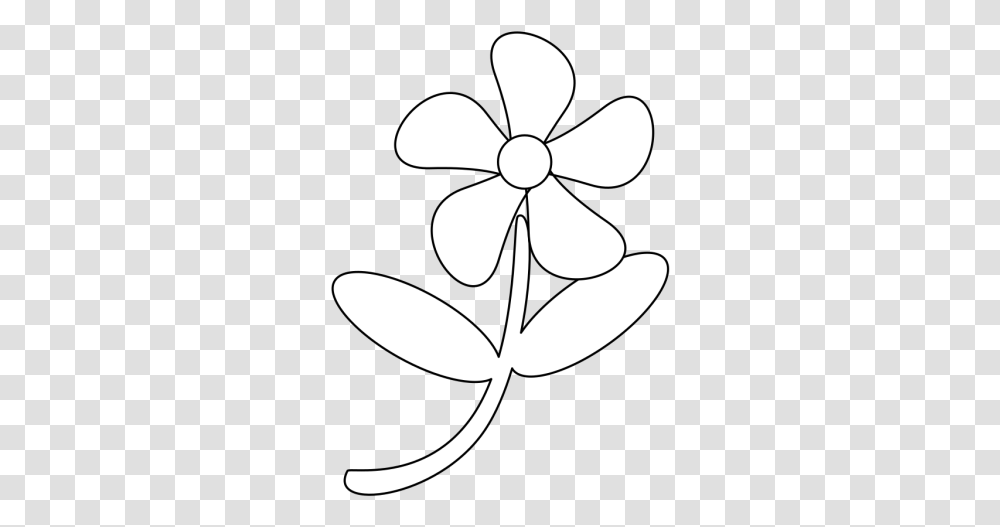 Black White Flower Svg Clip Art Clipart Flower Icon Black And White, Stencil, Symbol, Texture Transparent Png
