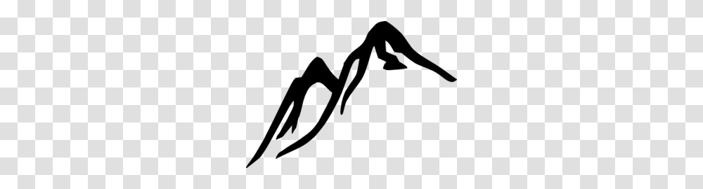 Black White Mountain Clip Art, Gray, World Of Warcraft Transparent Png